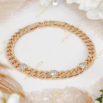 Lotta 18k GF. antiallergén karkötő 17/19cm
