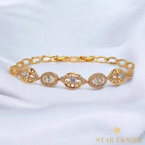 Menton 18k antiallergén karkötő 17/19cm