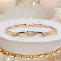 Minea 18k GF. antiallergén karkötő 18cm