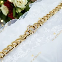Luzern 14K GF. antiallergén karkötő 21cm