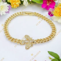 Melina 14K G.F. antiallergén méhecskés karkötő 19cm