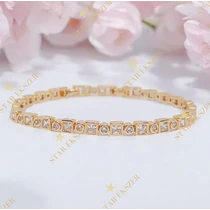 Scarlet 18K G.F. antiallergén karkötő 17+2cm