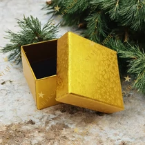 Csillámos Díszdoboz gyűrűhöz arany