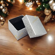 Csillámos Díszdoboz gyűrűhöz ezüst