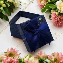 Masnis Díszdoboz gyűrűhöz kék