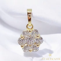 Amanda 14K antillergén virág medál 