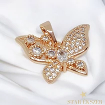 Elen 18K antillergén pillangó medál