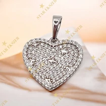 Emina White antillergén szív medál