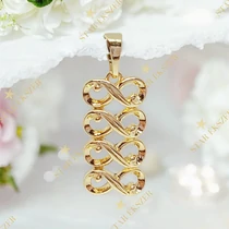 Infinity 14K antillergén végtelen medál 