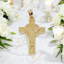 Isadora 14K antillergén kereszt medál 