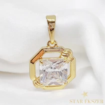 Vitoria 14K antillergén cirkónia köves medál 