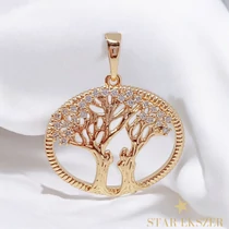 Zoja 18K antillergén életfa medál