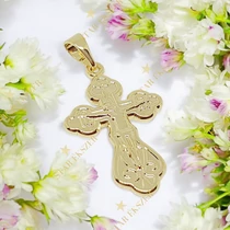 Lucas 14K G.F. antillergén kereszt medál 