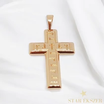 Conor 18KGF. antillergén kereszt medál 