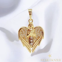 Christin 14K GF. antillergén angyal medál