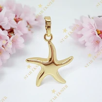 Tengeri Csillag 14K GF. antillergén medál 