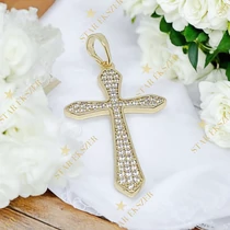 Arboga 14K GF. antillergén kereszt medál