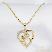 Alana 14K antiallergén szív medálos nyaklánc 50cm/2mm