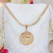 Bika 18K GF. antiallergén horoszkóp medálos nyaklánc 45cm