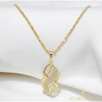 Eugene 14K antiallergén medálos nyaklánc 45cm/2mm