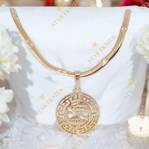 Halak 18K GF. antiallergén horoszkóp medálos nyaklánc 45cm