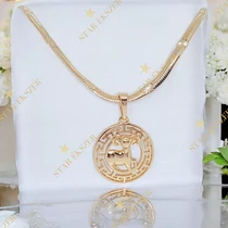 Kos 18K GF. antiallergén horoszkóp medálos nyaklánc 45cm