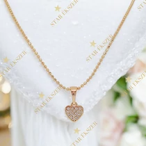 Prema 18K GF. antiallergén pici szív medálos nyaklánc 45cm