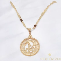Bori 18K GF. antiallergén horoszkópos nyaklánc 45cm Bak