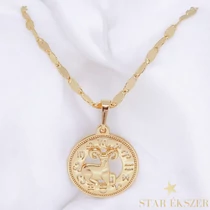 Bori 18K GF. antiallergén horoszkópos nyaklánc 45cm Kos