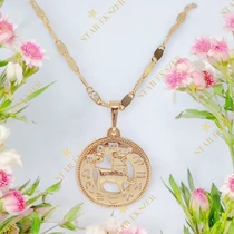 Bori 18K GF. antiallergén horoszkópos nyaklánc 45cm Oroszlán