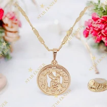 Bori 18K GF. antiallergén horoszkópos nyaklánc 45cm Vízöntő