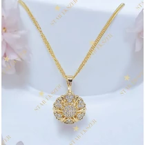 Sweet 14K Gold Filled antiallergén virágos nyaklánc 45cm