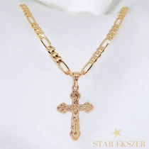 Dorien Gold Filled kereszt medálos nyaklánc 50cm