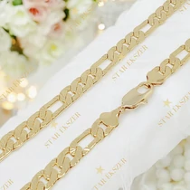 Figaro 14K antiallergén férfi nyaklánc 60cm/9mm