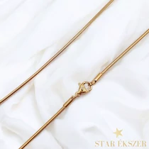 Kígyólánc 18k antiallergén nyaklánc 45cm/2mm