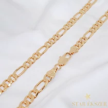 Figaro 18K Gold Filled antiallergén nyaklánc 50cm/5mm