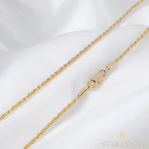 Celaya 18K G.F. antiallergén csavart nyaklánc 50cm