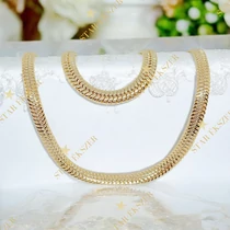 Geovana 14K GF. antiallergén Ékszerszett 50/19cm