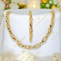 Glenda 14K GF. antiallergén Ékszerszett 45/19cm