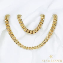Samara 14K GF. antiallergén Ékszerszett 50/22cm