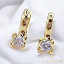 Enara 14K antiallergén fülbevaló clear