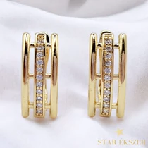 Norin 14K antiallergén fülbevaló 