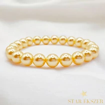 Golden Aura – Aranyfényű Gyöngy Karkötő
