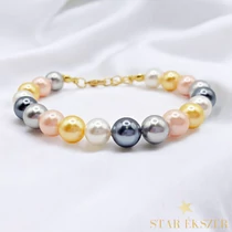 Harmony Glow – Színes Gyöngy Karkötő