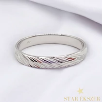 Amira White antiallergén karika gyűrű 52-es