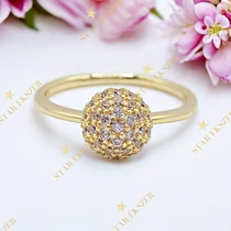 Orlina 14K antiallergén gyűrű 52-es