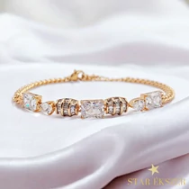 Fina 18K antiallergén karkötő 17+3cm