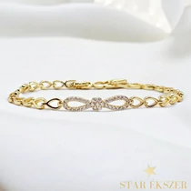 Nola 14K antiallergén végtelen karkötő 18/19cm