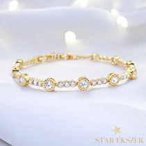 Serelyth 14K antiallergén köves karkötő 17/19cm