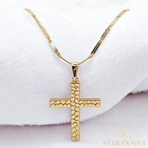 Aurel 14k antiallergén kereszt medálos nyaklánc 45cm